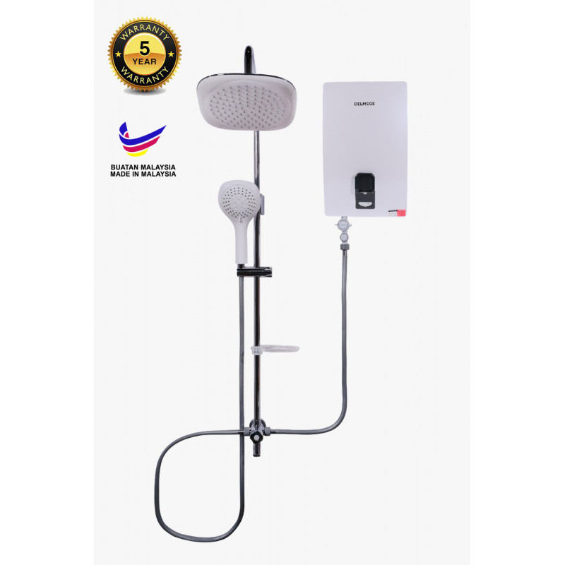 Delmege Hot Water Shower Plus RainShower 5.62kw DWHC5.5R